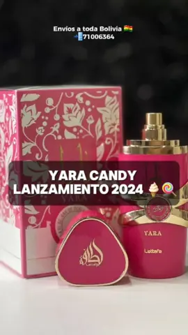 Un aroma nunca antes visto 🍦🍭 Yara Candy es el nuevo lanzamiento 2024 de la casa lattafa 💕 . . 📲Contáctanos: 71006364  . . #yaracandy #lattafa #perfumesarabes #yaracandylattafa #santacruz #perfumesoriginales #lanzamiento #perfumeriafragans 