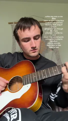 A new one called table for two #singersongwriter #lyrics 
