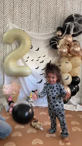I need to stop crying - I cant believe its been two years of this much happiness. You are my blessing and everyday you are in my life I am in overwhelmed by the amount of love I have for you. You make me whole! #happybirthday #birthday #birthdaysurprise #surprise #halloween #halloweenbirthday #two #MomsofTikTok #girlmom #mom #momsoftiktok #birthdayparty #birthdaytheme #balloon #spookybirthday #birthdaygirl #vegasmom #fall #fallbaby #librababy #libra 