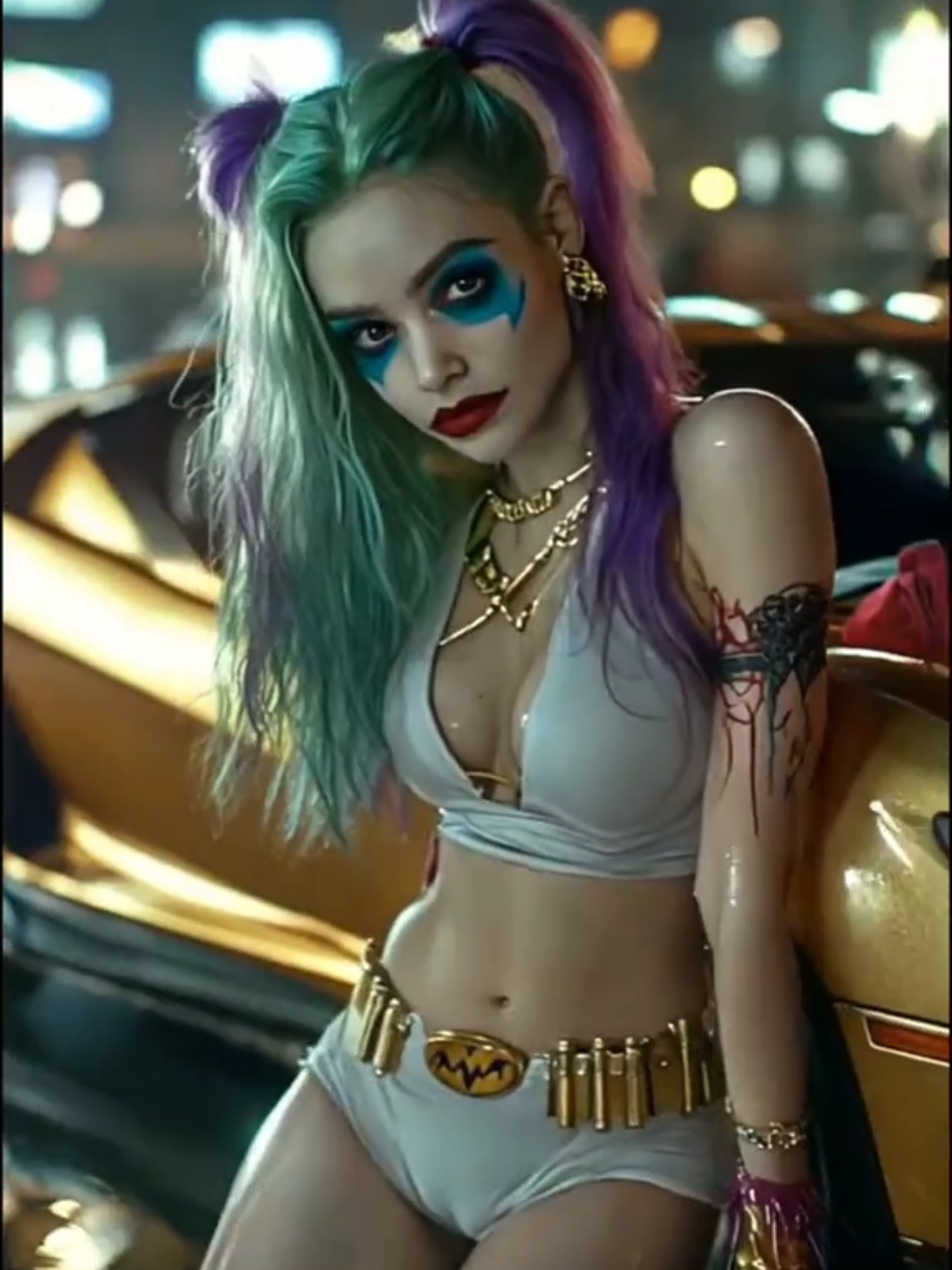 Harley Quinn is the queen of chaos! 💣 Inspiring cosplay of your favorite villainess 🖤💋 #HarleyCosplay #DCUniverse #SuicideSquadCosplay #HarleyAndJokerForever #HarleyVibesOnly #VillainQueen #HarleyQuinnLook #HarleyMadness #HarleyInspired #CrazyForHarley #GothamGirls #HarleyFansUnite #BadGirlHarley #HarleyQuinnMakeup #HarleyInAction #HarleyFandom #HarleyJokes #HarleyFanArt #HarleyCosplayVibes #JokerAndHarley 