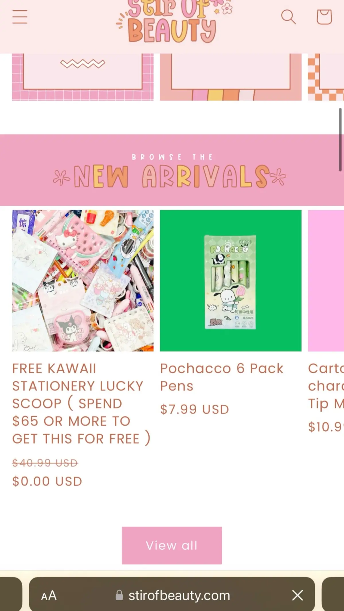 🚨 IT’S BACK! Your all-time favorite offer 🤪 has RETURNED! 🚨 For a limited time only, we’re bringing back the FREE regular Kawaii Stationery Lucky Scoop on orders $65 or more! 🛍️🎉 It’s packed with ALL the cute goodies you love—adorable pens, fun stickers, notebooks, and more! 🎁 The best part? It’s a total surprise, but we promise it’ll bring instant happiness! 💖 BUT here’s the kicker—there’s only a few left! ⏳ This offer ALWAYS sells out, and once it’s gone, it’s GONE! Don’t wait—add your favorites to your cart and claim your FREE scoop before someone else does! ⏰✨ Hurry, the countdown is on