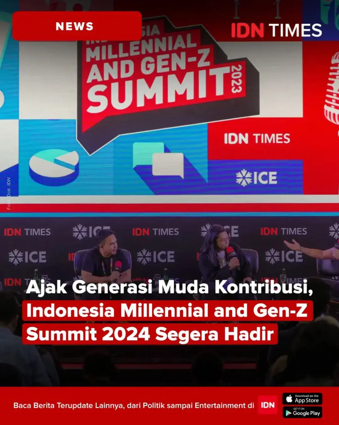 Indonesia Millennial and Gen-Z Summit 2024 (IMGS 2024), acara tahunan terbesar yang diinisiasi oleh IDN, akan kembali diselenggarakan pada 22-23 Oktober 2024 di The Tribrata, Darmawangsa, Jakarta. Mengusung tema Catalyst of Change, IMGS 2024 bertujuan untuk mempersatukan generasi muda Indonesia dalam menciptakan perubahan positif melalui inovasi, kesetaraan, dan partisipasi aktif guna membangun masa depan bangsa yang lebih baik. IMGS 2024 diharapkan dapat menjadi forum bagi generasi muda Indonesia untuk memperluas jejaring, belajar dari para pemimpin dan tokoh berpengaruh, serta menemukan inspirasi baru yang dapat membantu mereka berkontribusi lebih signifikan dalam pembangunan bangsa. #idntimes #idntimesnews #tiktoknews #tiktokberita #IMGS #imgs2024 