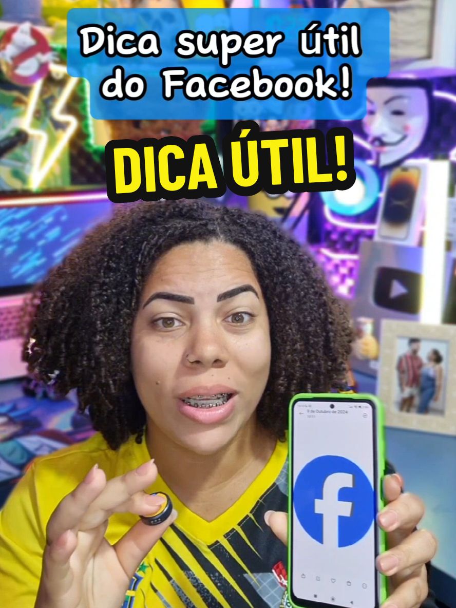 Dica super útil do Face! #dicas #truques #celular #facebook #novidades #aprendanotiktok 