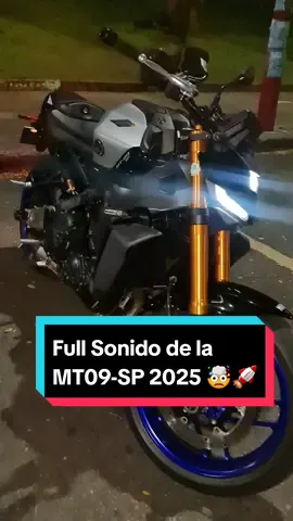 Que tal el sonido de la MT09-SP 2025 🤯🚀🚨 #motos #altocilindraje #yamaha #mt09sp #2025 #sonido 