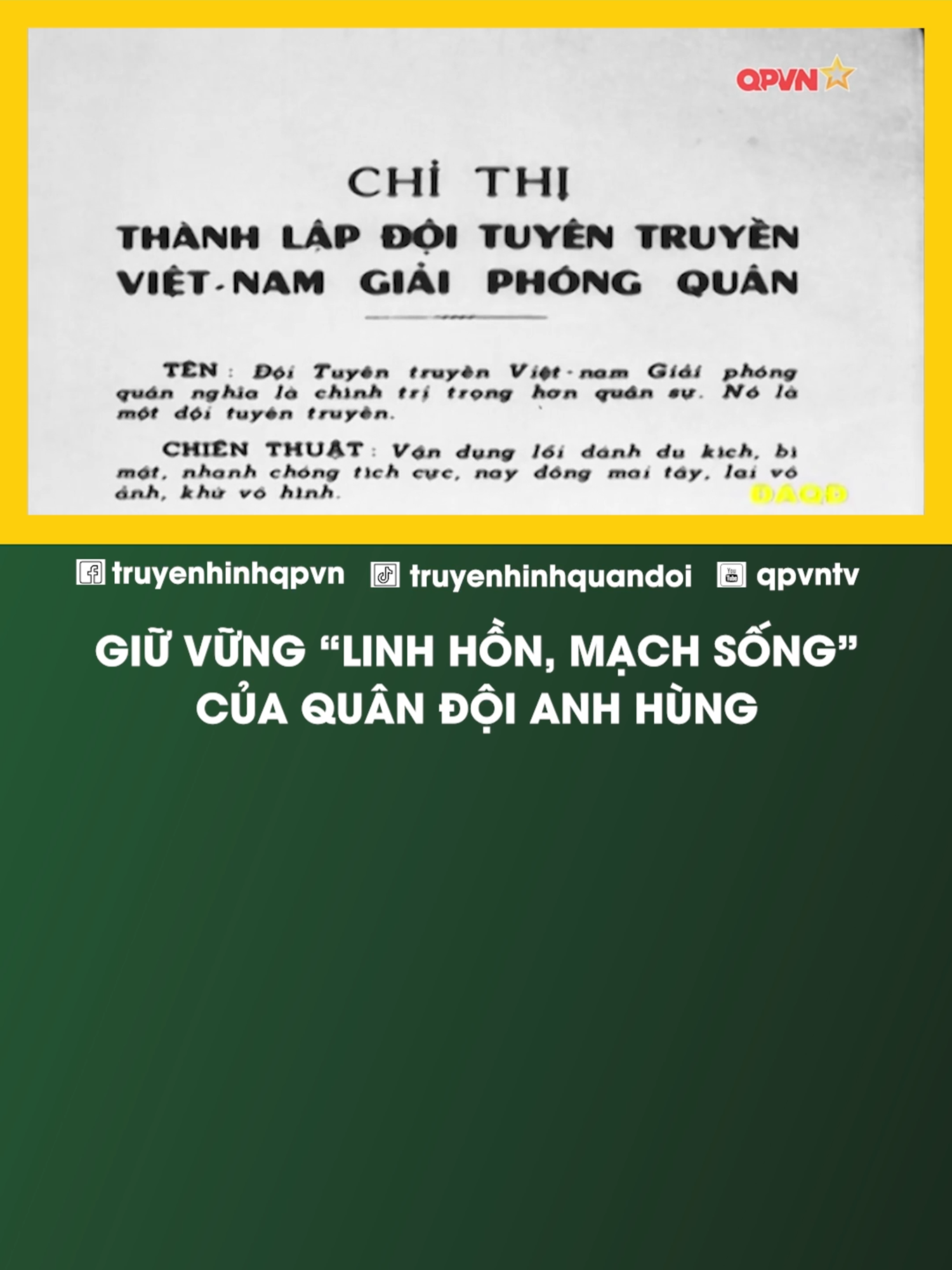 GIỮ VỮNG “LINH HỒN, MẠCH SỐNG” CỦA QUÂN ĐỘI ANH HÙNG #QPVN #news #TongCucChinhTri #BoQuocPhong #BoDoi #BoDoiCuHo #QĐNDVN