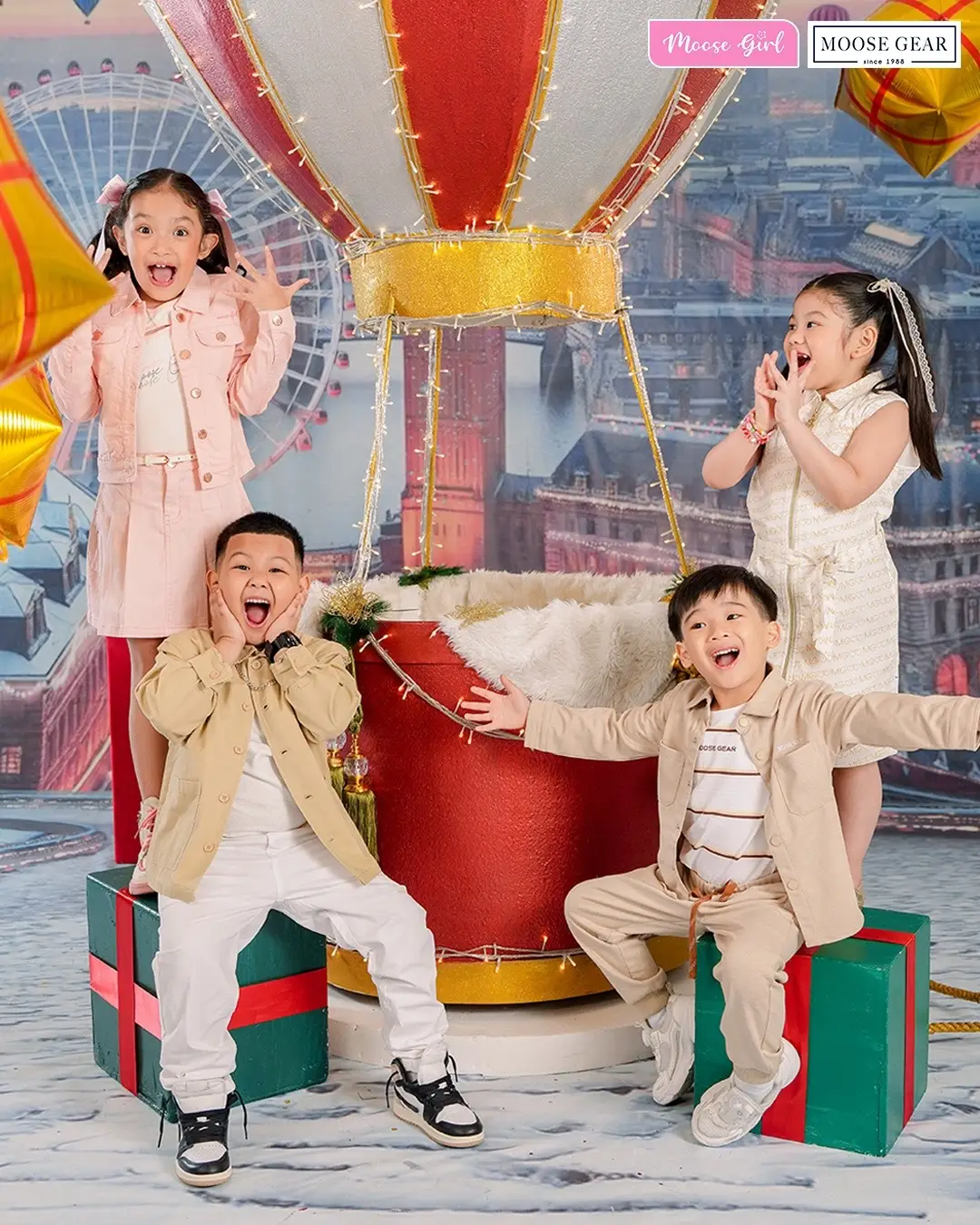 Wrap up in the warmth and magic of the season with Moose Gear and Moose Girl! 🧣✨ #MooseGear #MooseGearPH #MooseGearKids #ItsShowtime #Argus #Kulot #Kelsey #Jaze