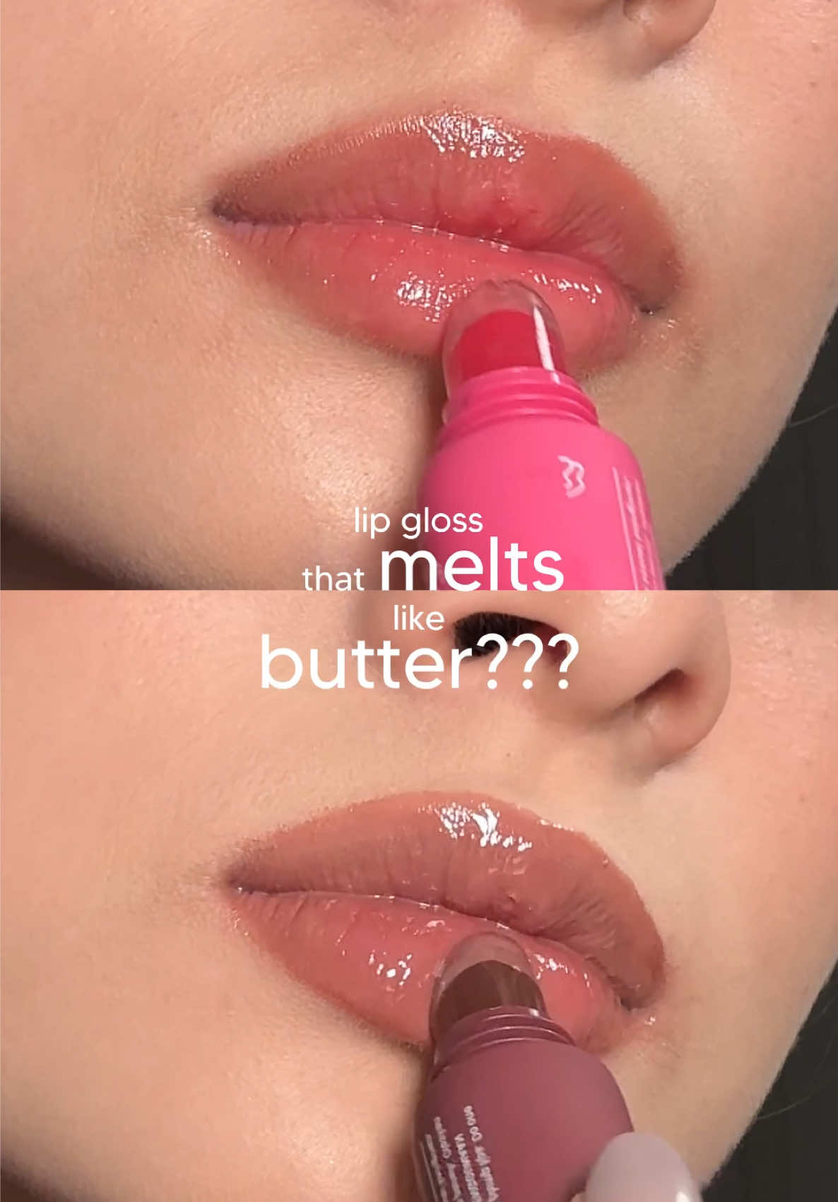 buttery lip gloss yang bener bener melt baru ini sih! efek glossynya itu loh >>>  #lipgloss #glossylips #BeautyTok 