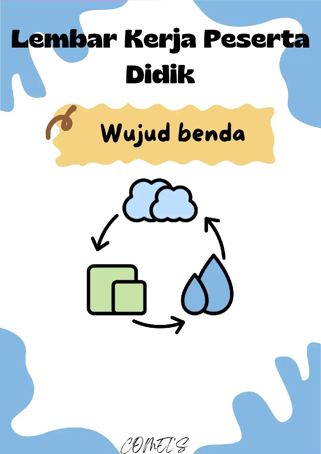 LKPD Wujud benda #ipaskumer #ipaskls2#rangkumanlucu #comel's