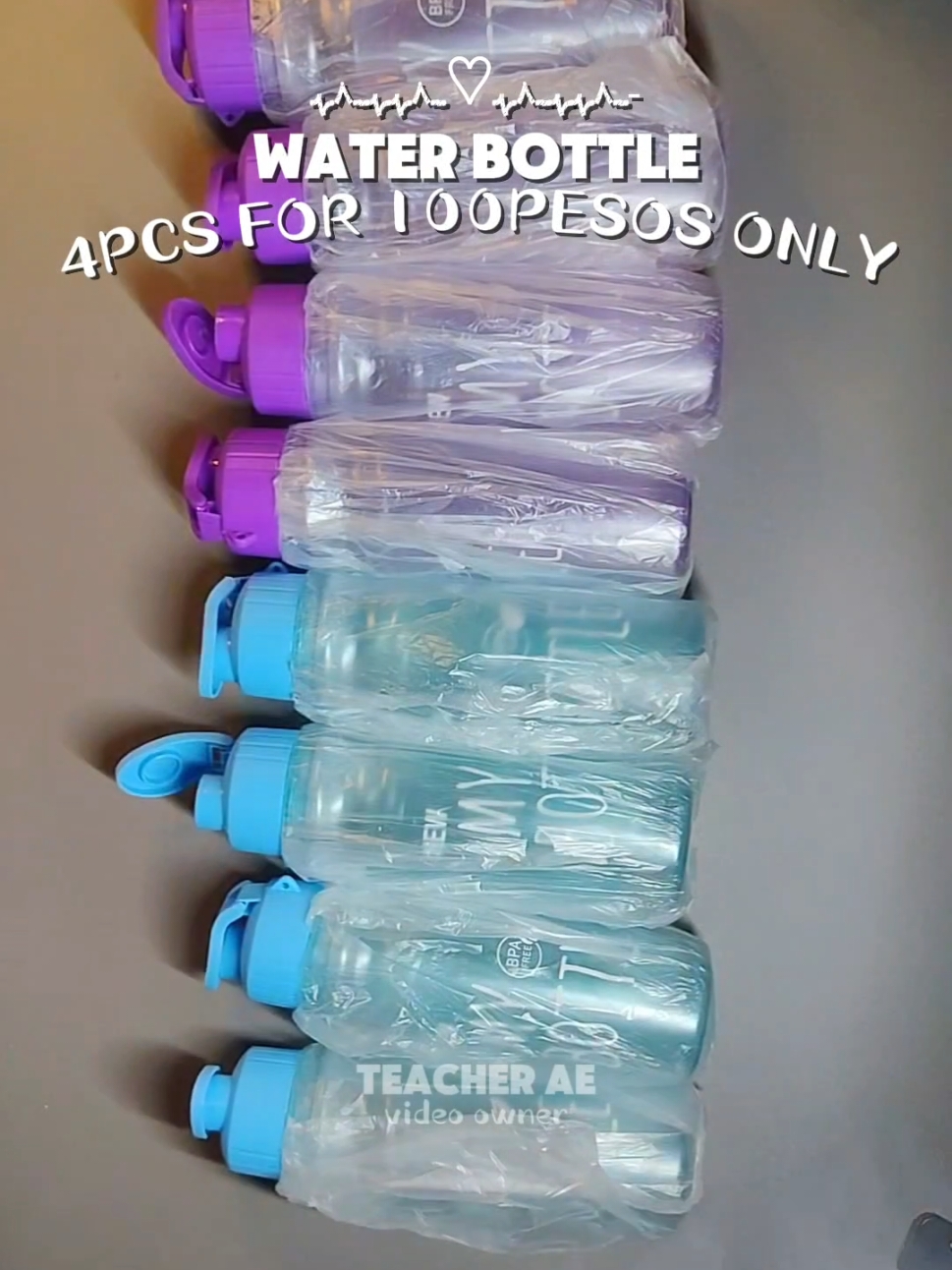 This can be a Christmas Gift, give away or just water bottle for school. 4pcs for 100pesos only ! #watertumbler #tumbler #waterbottle #buy3free1 #buy3take1 #buy3take1waterbottle #500mlwaterbottle #500mltumbler 