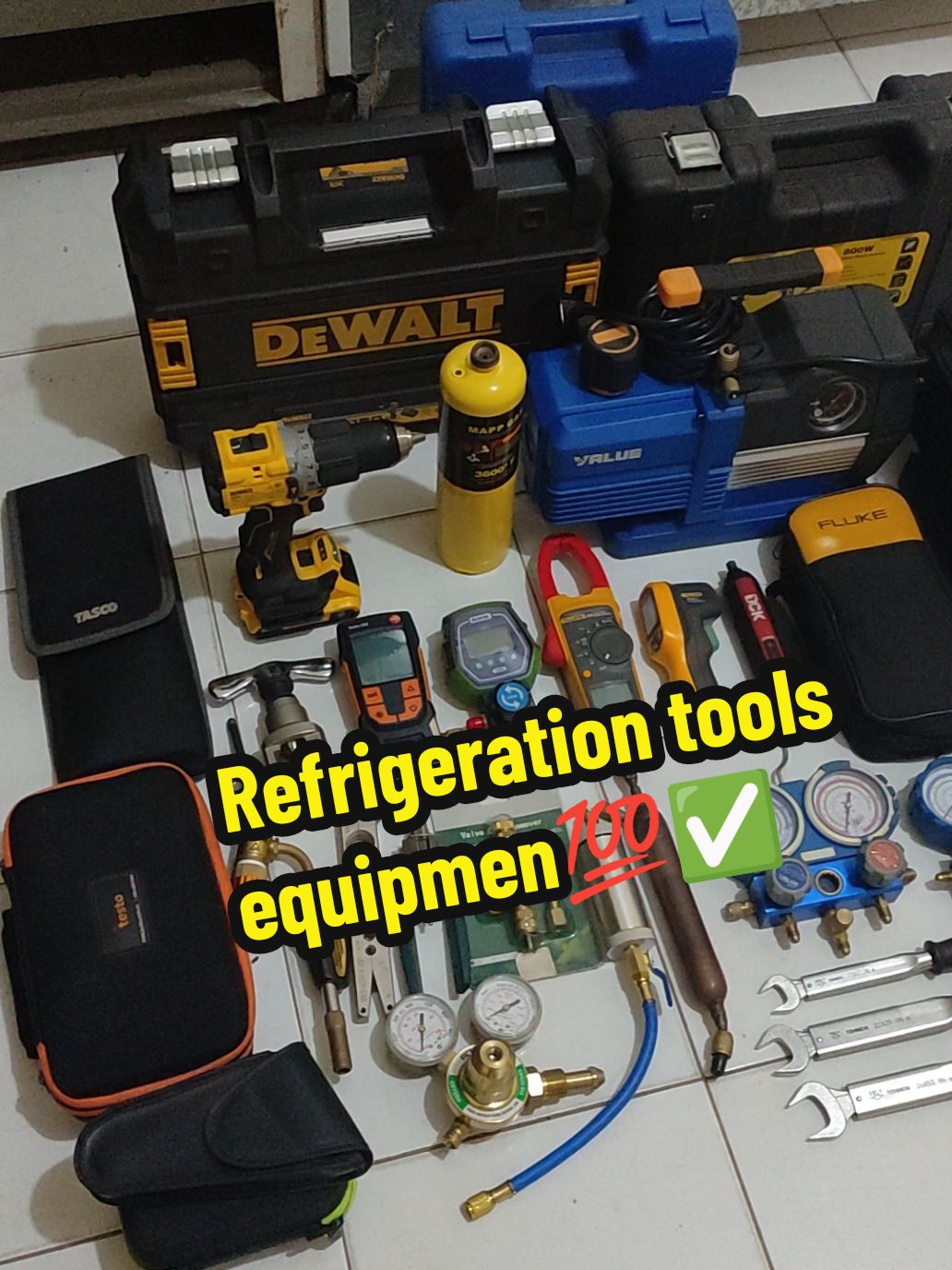 refrigeration tools equipment🧰🧑‍🔧✅💯 #tools #equipment #hvac #refrigerator #ac #airconditioner #part #fypシ #bintangteknikpgk #sorotan #brand #DIY #qualty #repair #engineering #electronic #electrician 