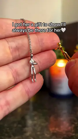 How cute and adorable is this! Shop yours in the yellow basket! #necklace #jewelry #hugnecklace #fyp 