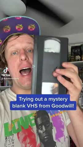 Anyone know what I might have here? Curious and stumped. 📼 #mysteryvhs #vhs #thriftingfind 