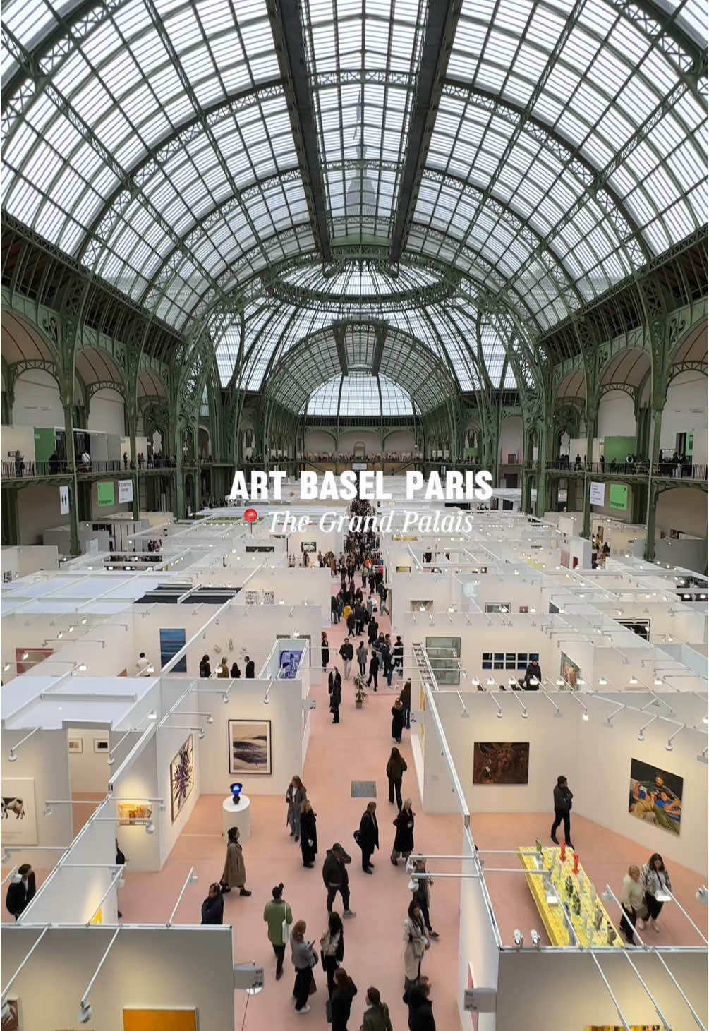 Art Basel Paris ✨ Art Basel Paris’s third edition makes its debut at the newly renovated Grand Palais, the architectural gem custom-built 124 years ago for the Universal Exposition of 1900.  195 galleries from 42 countries are exhibiting; with a standout Emergence sector gathering exhibitors presenting young and emerging artists through solo presentations. @Art Basel #artcityworks #grandpalais #artbaselparis 