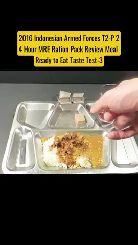 2016 Indonesian Armed forces T2-P 24 hour MRE ration pack review meal ready to eat taste test #indonesian #armed #forces #mre #pack #review #meal #taste 