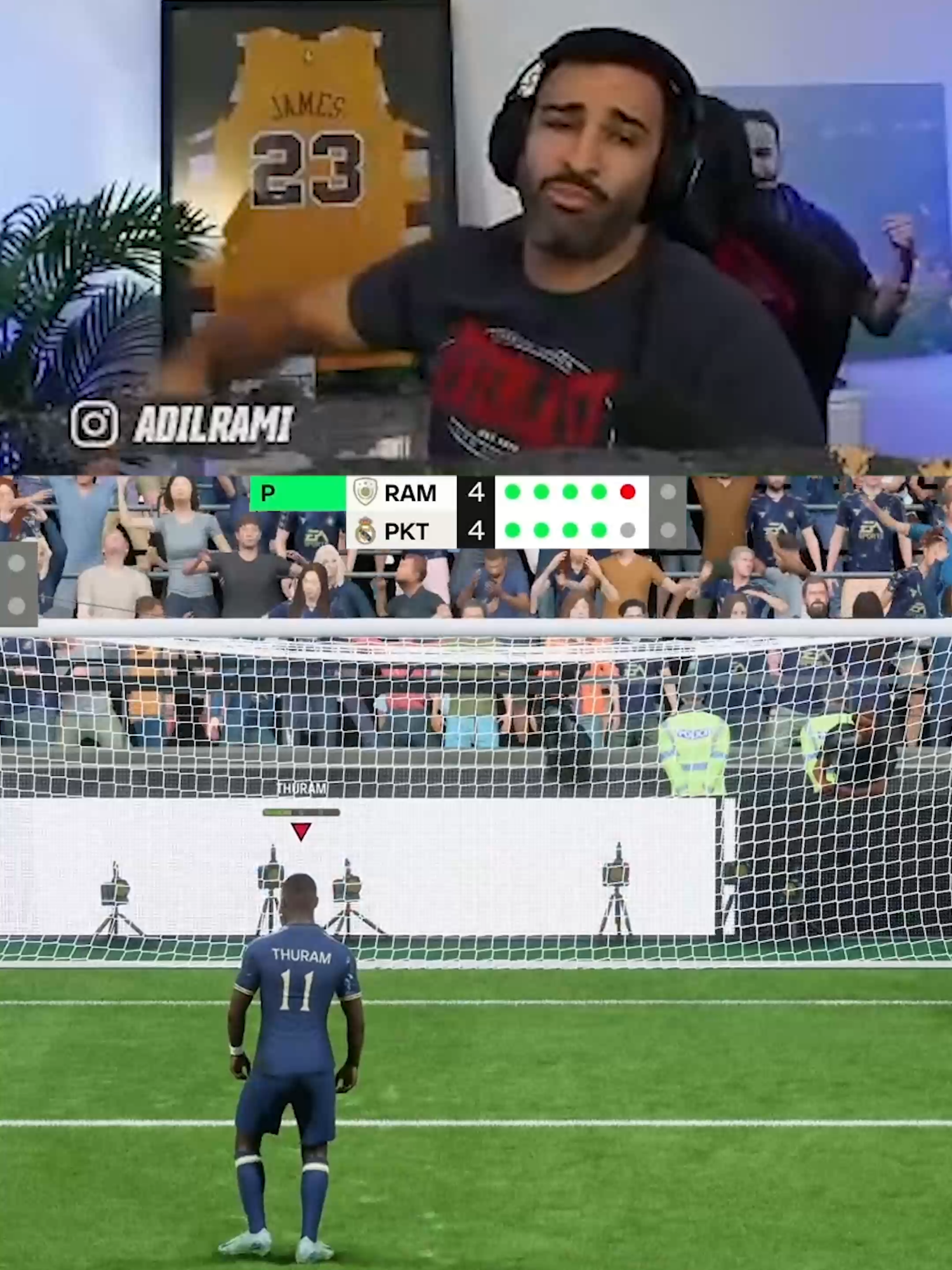 Il va la prendre la panenka 😂 #FC25 #Easportfc25 #Eafc #fc25ultimateteam #Fc25gameplay #AdilRami #onlesauralesmechants #Rami #Livetwitch