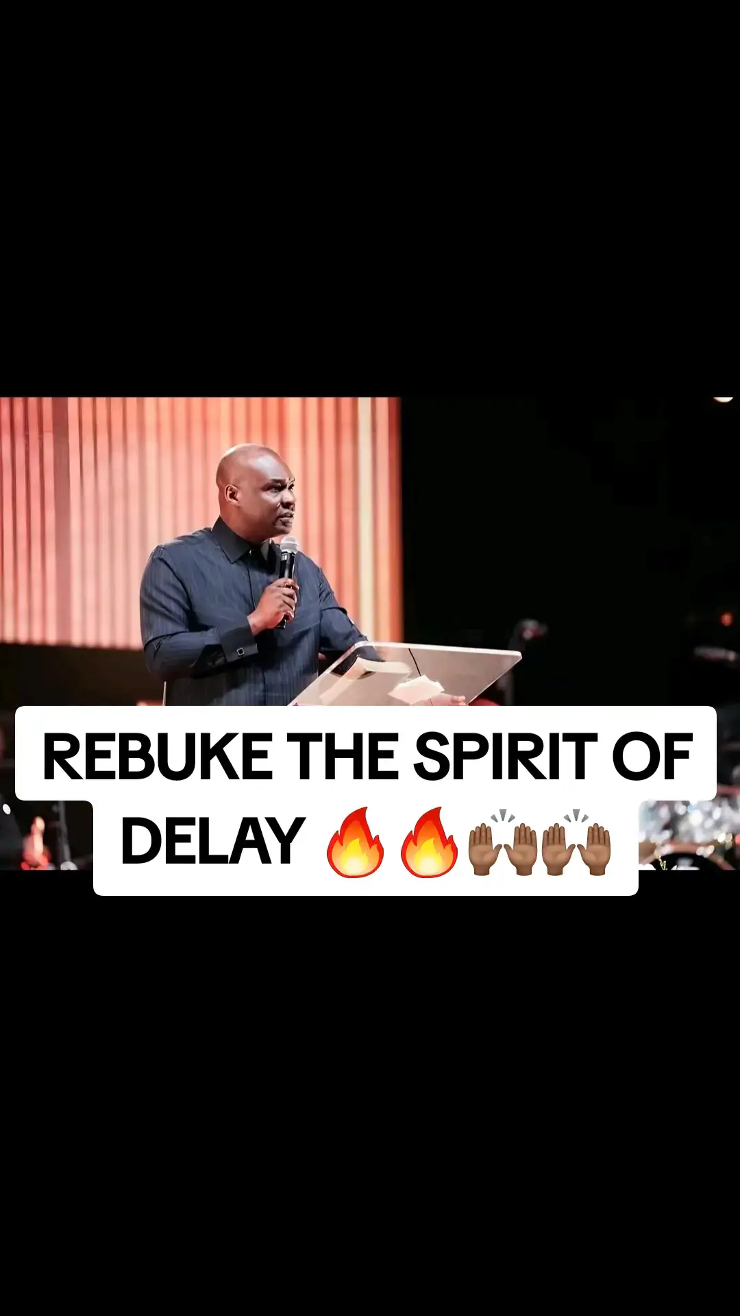 REBUKE THE SPIRIT OF DELAY 🔥🔥🙌🏾🙌🏾 #amen #daughterofgrace18 #prayer #apostlejoshuaselman #joshuaselman #christiantiktok #apostlejoshuaselmannimak #koinoniaglobal #koinonia 