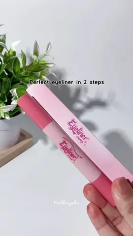 Pakai eyeliner stamp pinkflash ni serious senang nak lukis eyeliner. Yang tak pandai pon buat eyeliner pon jadi pakai stamp ni. #eyelinerstamp #pinkflash #pinkflasheyelinerstamp #Eyeliner 