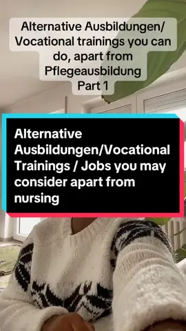 Alternative Ausbildungen/ Vocational Training/ Jobs you may consider apart from working in the health sector in Germany 🇩🇪 #tiktokgermany🇩🇪 #newingermany #maamegermanytiktok #tiktokitaly🇮🇹 #fürdich #fürdich #ghanatiktok🇬🇭 #ghanatiktok🇬🇭 #guidelinesuniversity #tiktokuk🇬🇧 #ausbildunggermany 