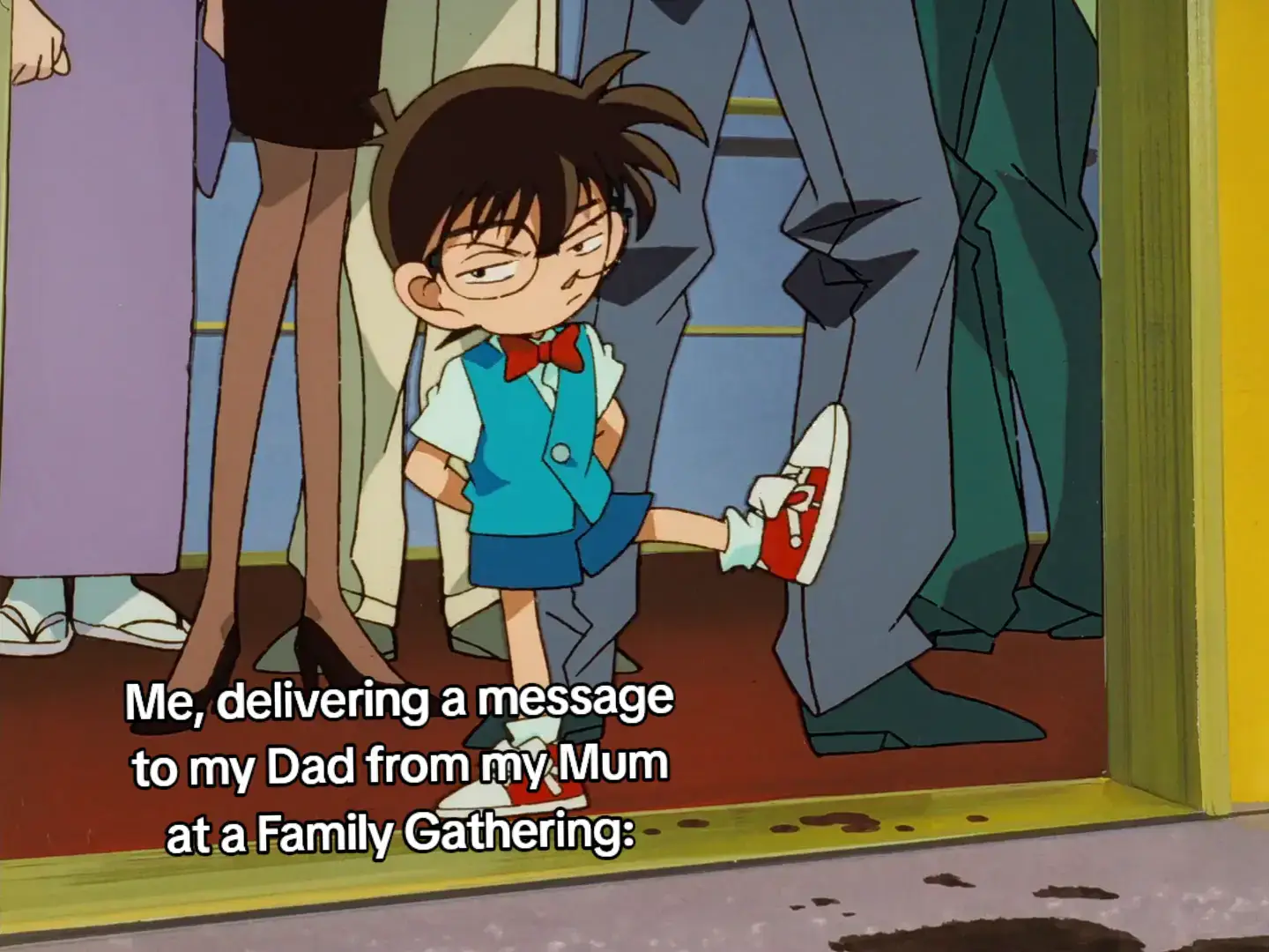 Mission Successful! #family #familygathering #detectiveconan #meme #fyp #fypviralシ #foryoupage #truestory 