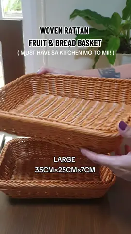 Ang ganda nito sa kitchen mo miii!  #homeessentials #foryoupage #fyp #basket #rattan 