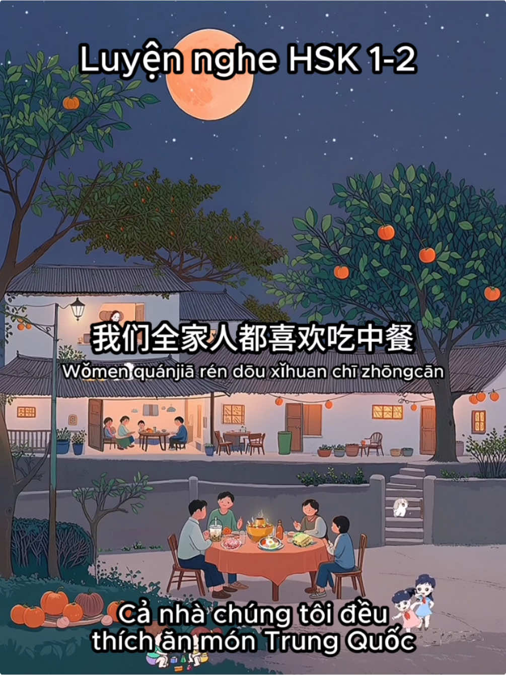 Luyện nghe HSK 1-2 #hoctiengtrungonline #tiengtrungnhuy #luyennghetiengtrung #hsk123 