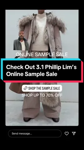 3.1 Phillip Lim is having an online sample sale that you should definitely check out. It’s one of those mid-tier luxury brands that doesn’t get nearly enough attention #fashiontiktok #bargainshopping #philliplim #asiandesigner #newyorkfashion  