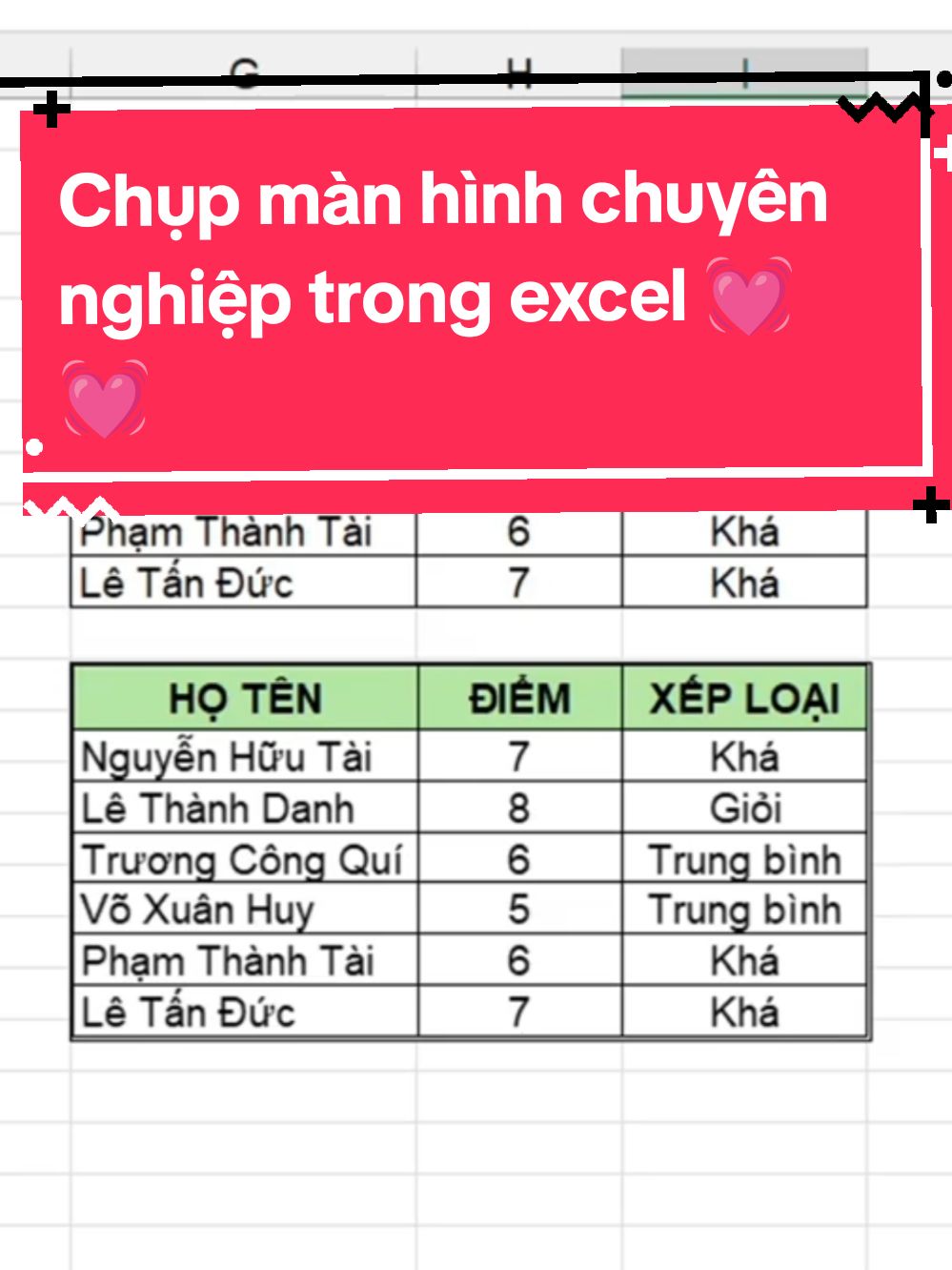 Chụp màn hình chuyên nghiệp trong excel 💓💓💓  #sachexcel #sachword #sachtinhocvanphong #excel #word #tinhoc #sachtinhoc #exceltips #sáchtinhoc #sachtinhoc2024 #tinhoccoban #tinhocvanphong #wordtips #tinhoconline 