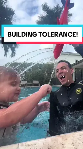 Its about building resistant strong children! . Expose Them to as much as they can handle. Keep increasing as they start to get used to it.  . #swimlessons #resilience #strong #children #swimcoach #swiminstructor 