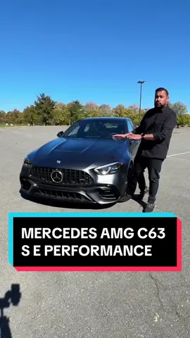 The Mercedes AMG C63 S E Performance is the fastest C-Class ever #mercedes #mercedesamg #c63 #amg #cartok #carsoftiktok 