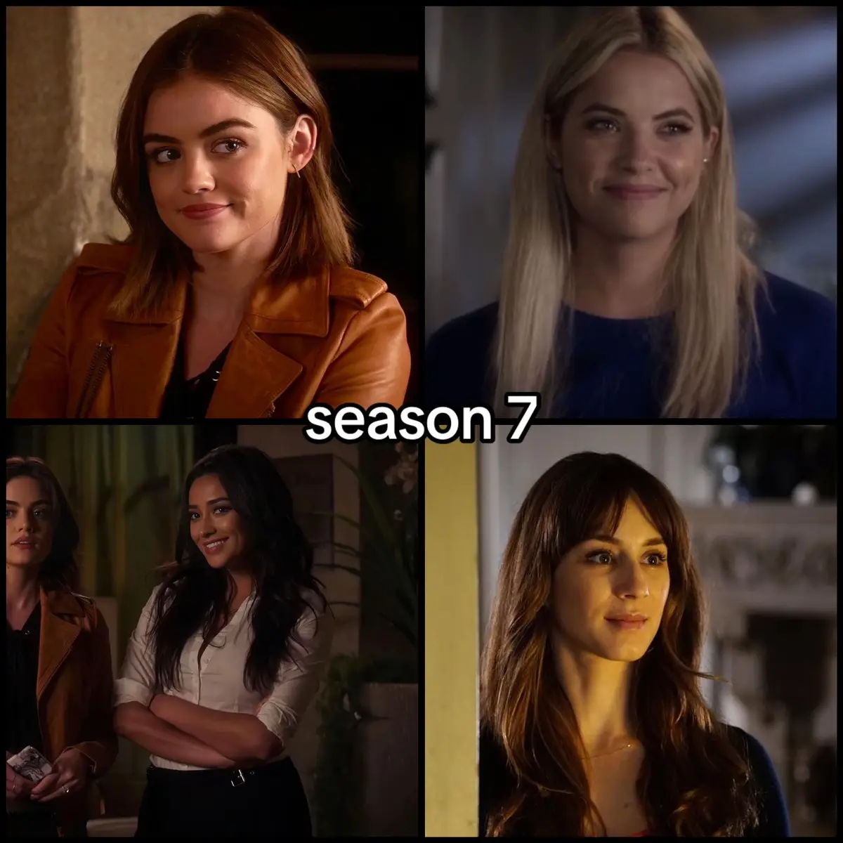 #ariamontgomery #lucyhale #hannamarin #ashleybenson #emilyfields #shaymitchell #spencerhastings #troianbellisario #prettylittleliars #pll #foryou #fyp #fy #viral #video #xyzbca #edit 