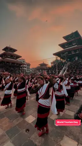 || WORLD TOURISM DAY || . People from Newar community perfom live Dhime baja and newari cultural dance  . #everythingaboutnepal#newariculture#worldtourismday#basantapur#dhime#sujanpost#fyp#basnatapur#2024 