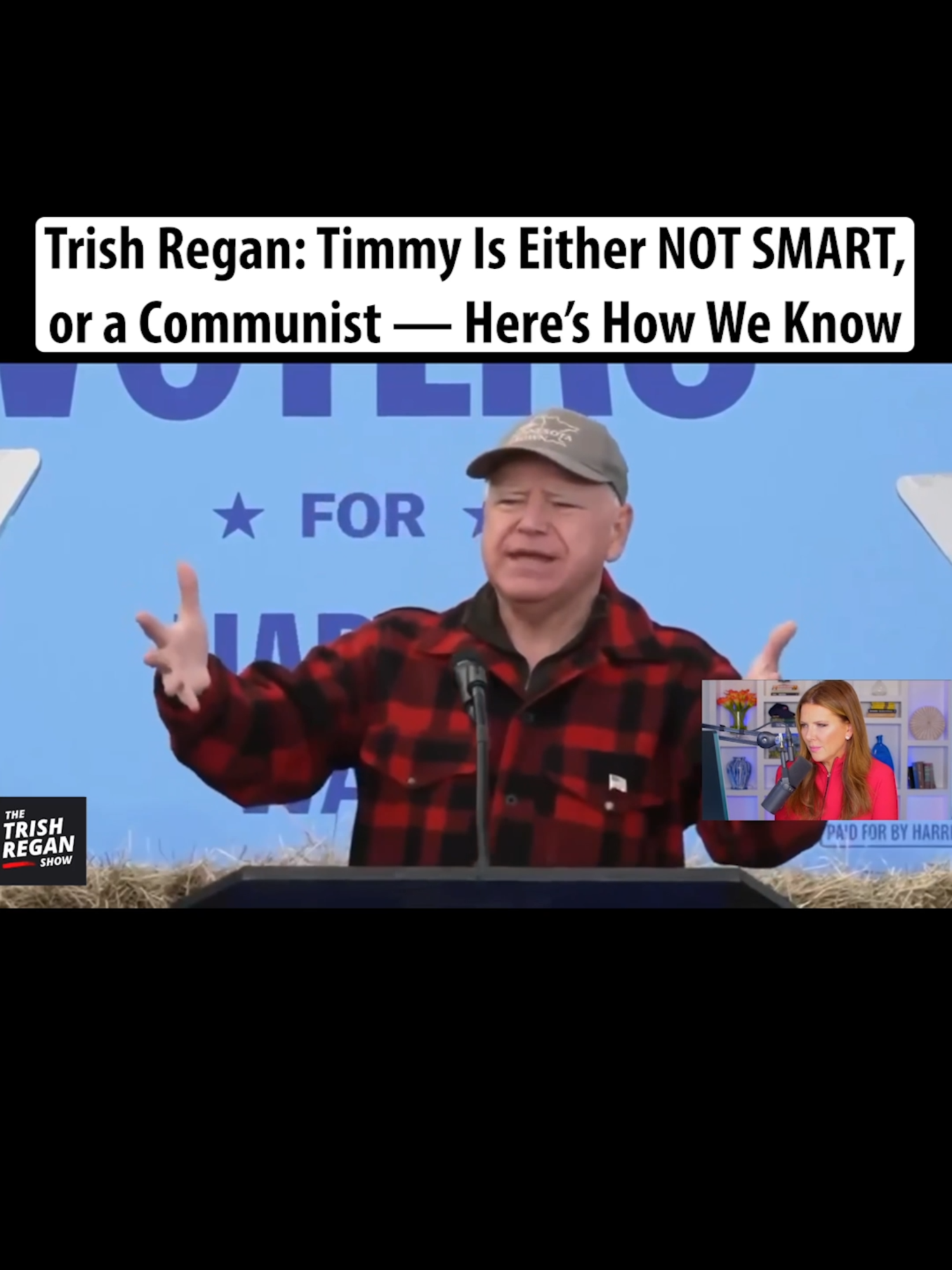 Trish Regan: Timmy Is Either NOT SMART or a Communist — Here’s How We Know Subscribe and watch the FULL show at YouTube.com/@TrishReganChannel #trishregan #trishreganshow #joebiden #donaldtrump #election2024