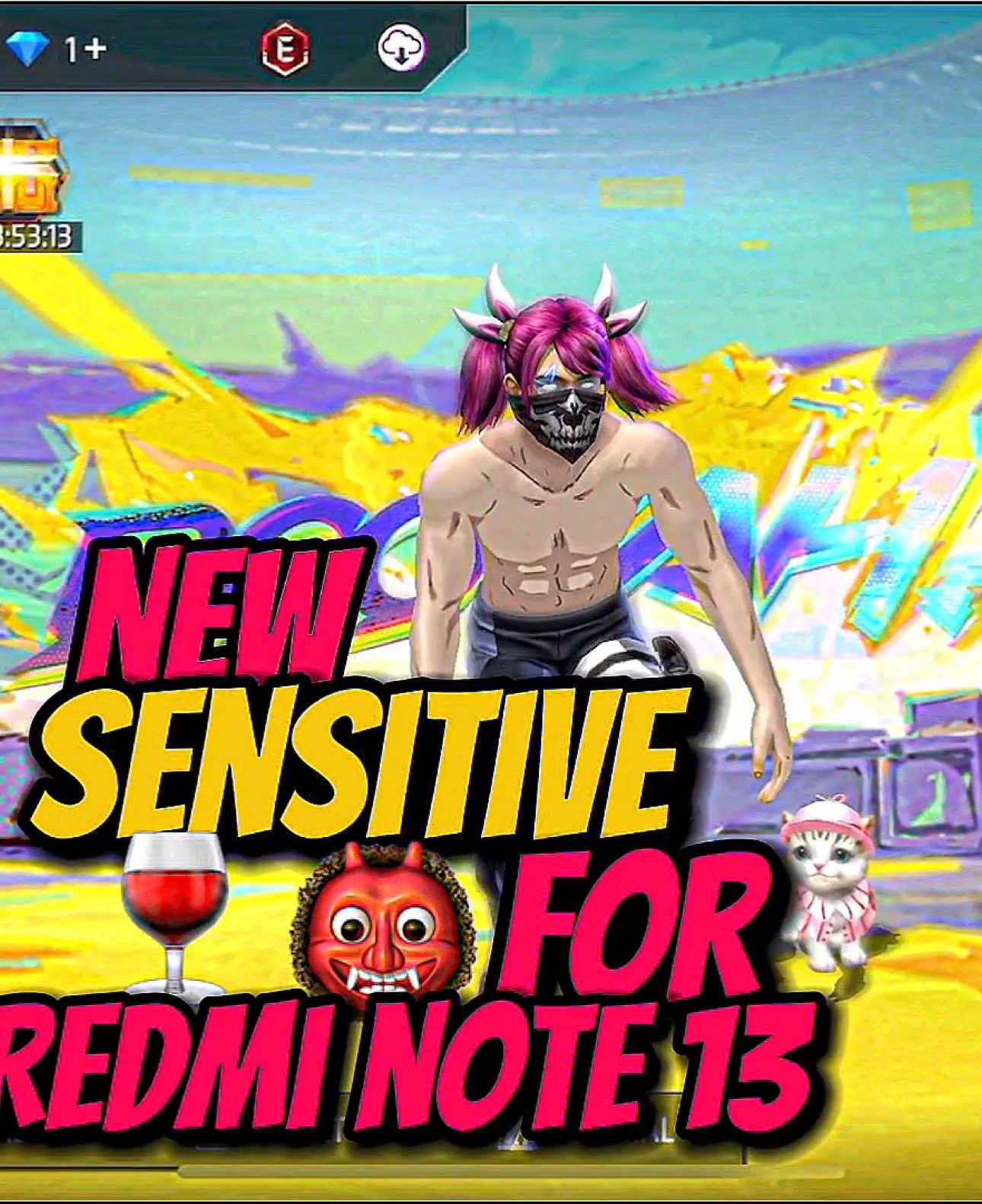 Sensi Redmi Note 13 New 👹🇧🇷 #sensibilidadefreefire #gamerentiktok #sensi #freefire_lover #yznff #archivosfreefire #foryou 