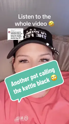Replying to @Alicia Hunter507  Take your own advice sweetheart. #trump #trump2024🇺🇸 #trumpsupporters #aff #liberals #liberallogic #liberalsoftiktok #conservatives #conservativesoftiktok #republicans #comedyvideo #funny #foru #forupage  
