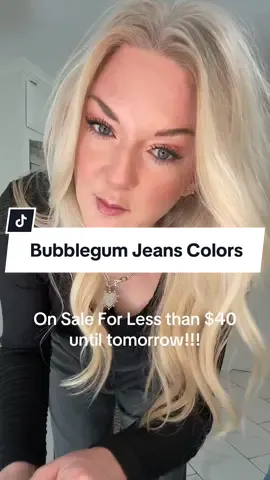 Bubblegum jeans colors! Hope this helps! @Halara_official #jeans #halarajeans #comfyjeans #bubblegumjeans #halarajeans 