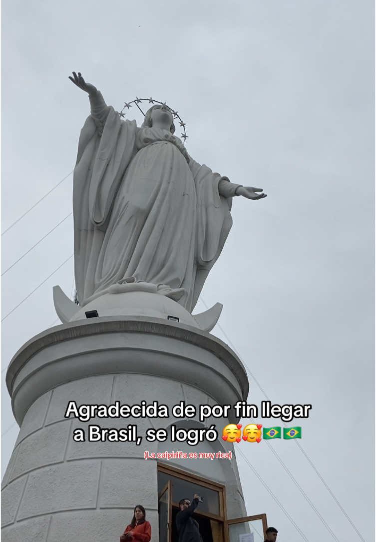 Jajajaj tenía que unirme al trend 😂💕 #humor #brasil🇧🇷 #cristoredentor #trend #chile #cerrosancristobal ✨