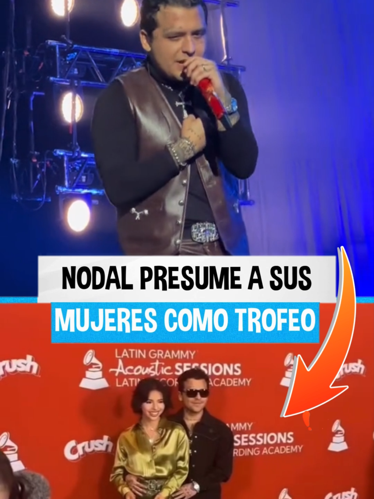 #Nodal presume a sus mujeres como Trofeó.