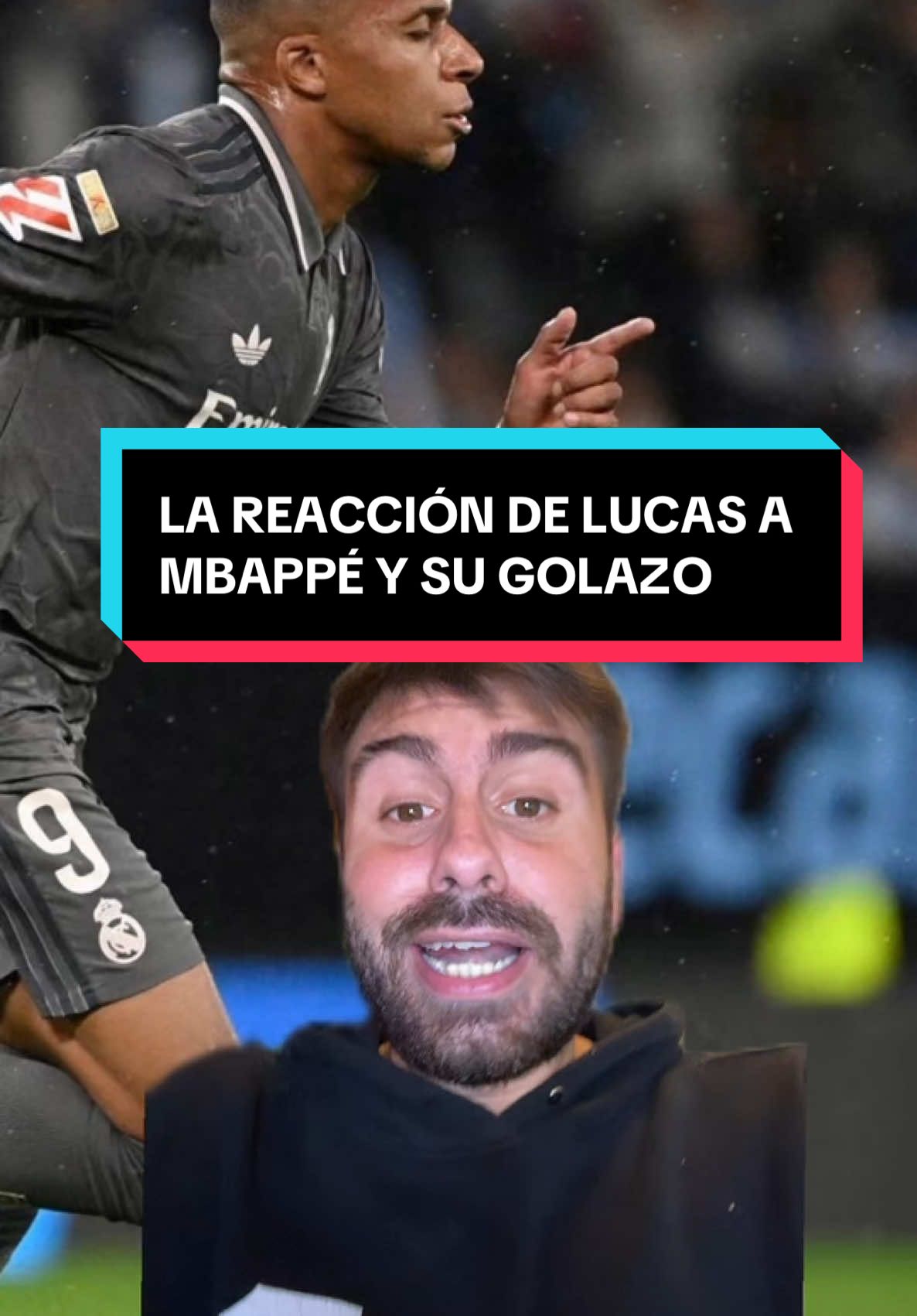 La reacción de Lucas  golazo de Mbappé #tiktokfootballacademy #deportesentiktok #footballtiktok #lucasvazquez #mbappe #realmadridfc #laliga 