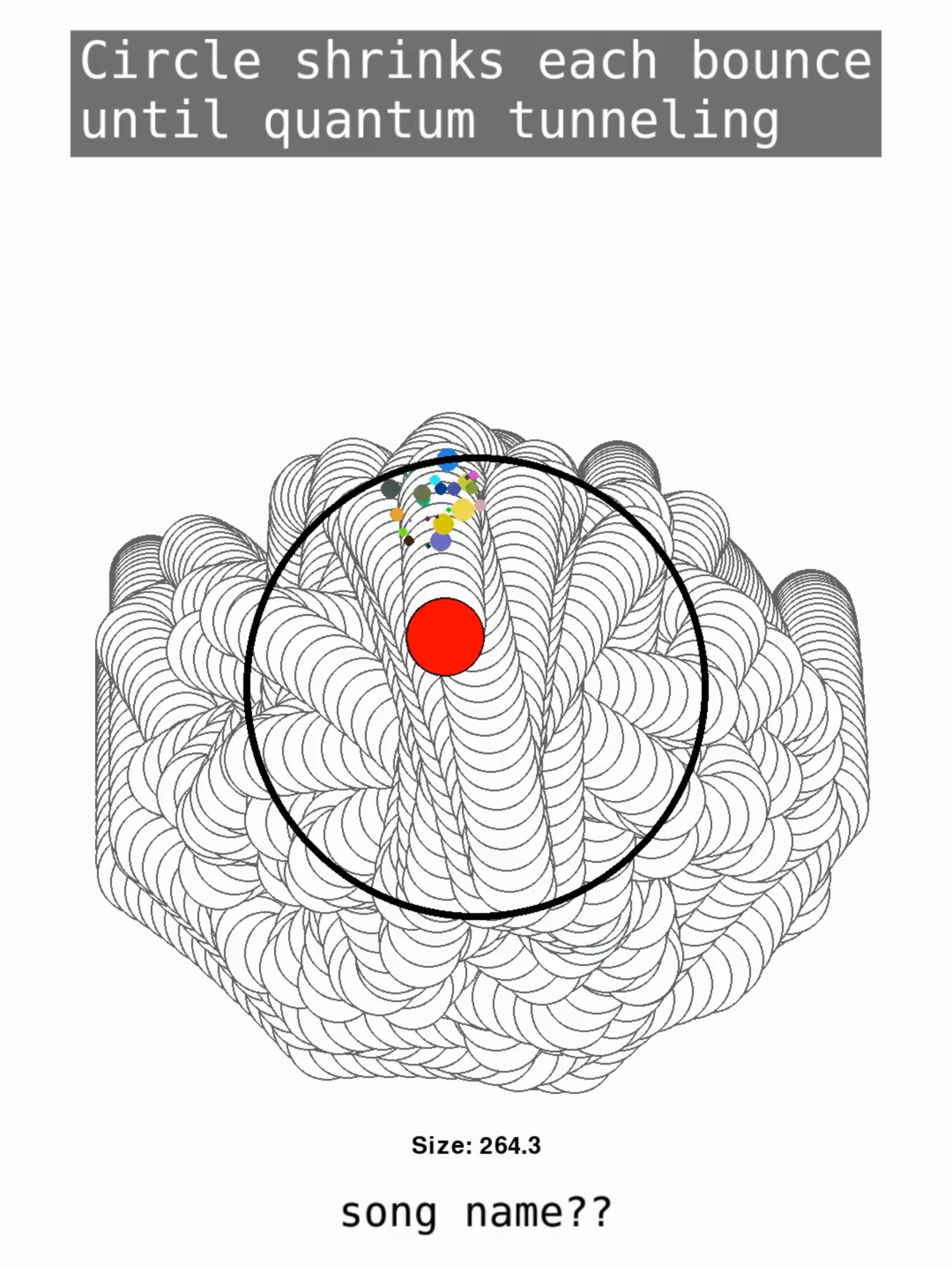 #satisfying #satisfyingvideo #viral #viralvideo #fyp #foryou #computersience #python #coding #bouncyball