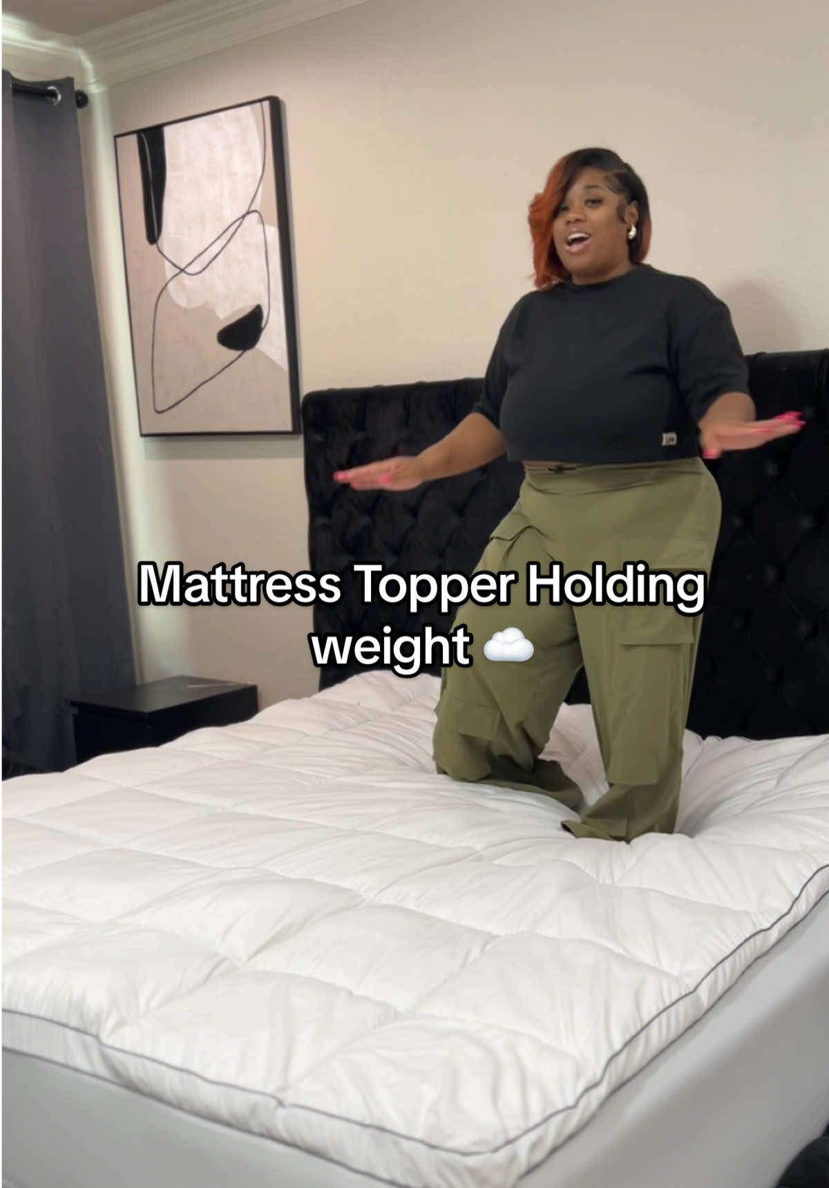 Sleep on clouds ☁️ and stop sleeping on bricks. Get this Mattress topper  #mattress #mattresstopper #mattressinabox #sleep #sleepingbeauty #bedroom 