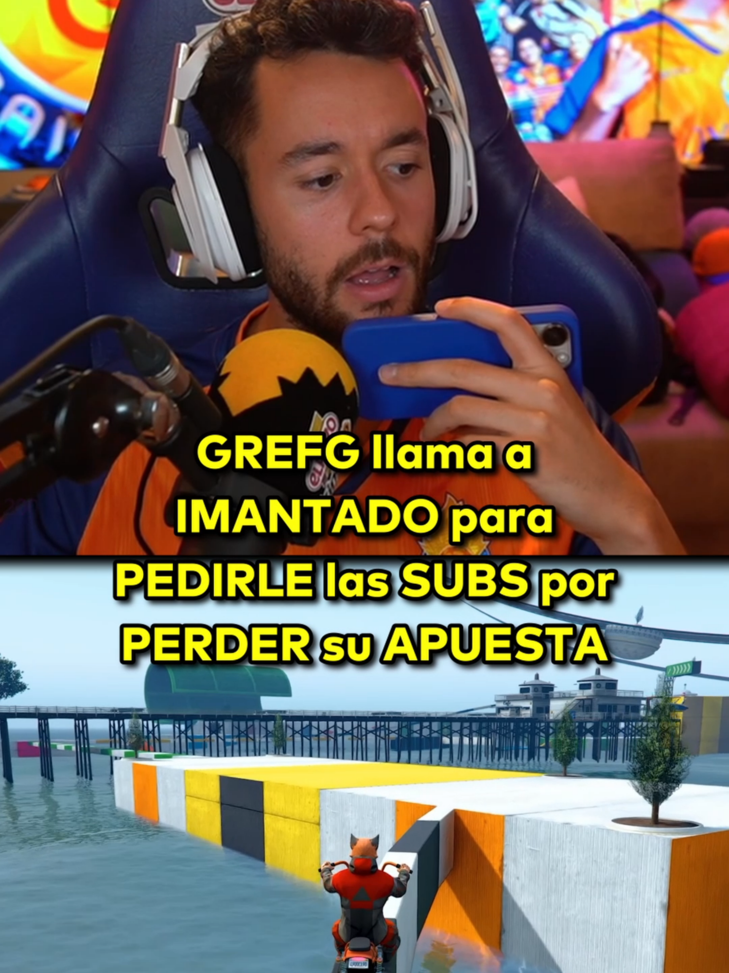 GREFG llama a IMANTADO para PEDIRLE las SUBS por PERDER su APUESTA#thegrefg #twitch #fyp #parati