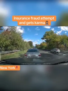Insurance fraud attempt turns into million dollar consequence🤦🏽‍♂️😳##CapCut##dashcamfootage##dashcam##insurancefruad##karma##fyp##clips##jayzclipz##usa_tiktok