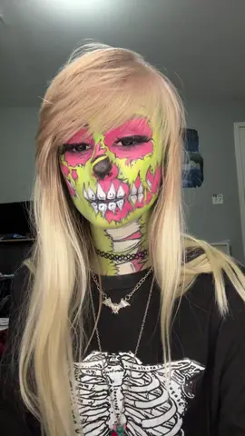 for everyone asking !! #fyp #alt #makeup #zombie #halloween #halloweenlook #halloweenmakeup 