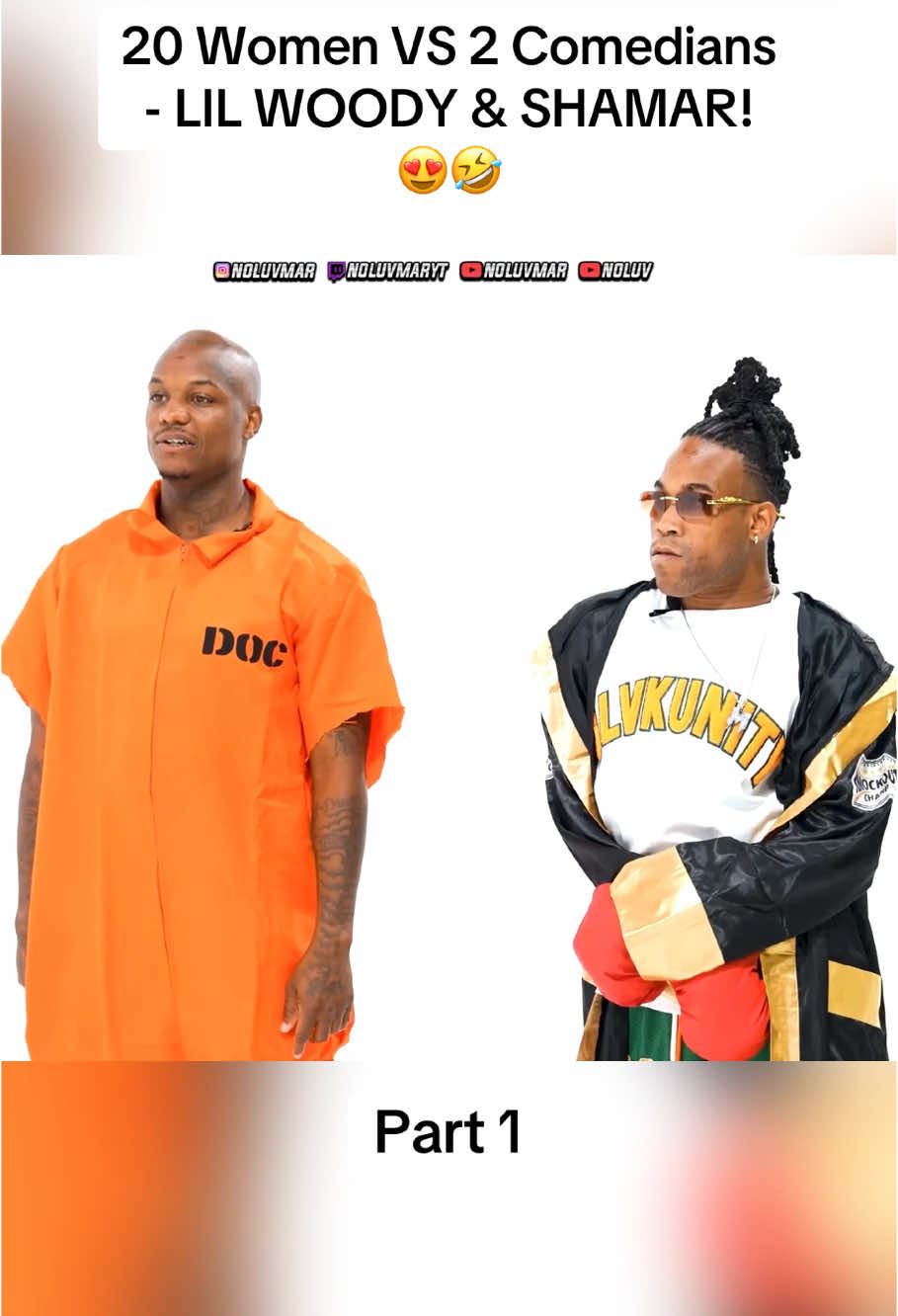 20 Women VS 2 Comedians - LIL WOODY & SHAMAR! 😍🤣 #foryou #foryoupage #smashorpass #blinddate #dating #fyp 