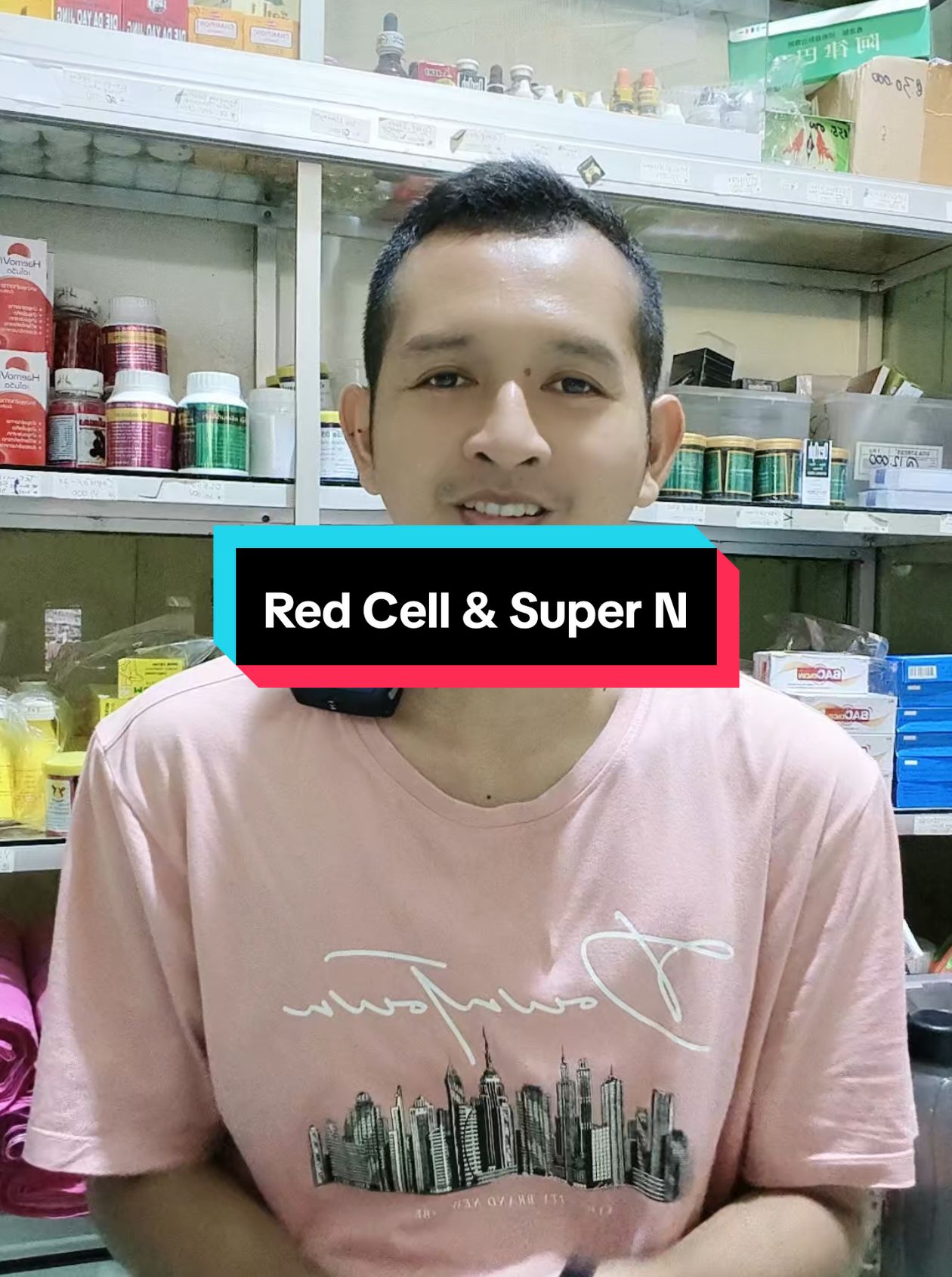 Super N & Red cell menjadikan ayam sehat segar & merah merona. 