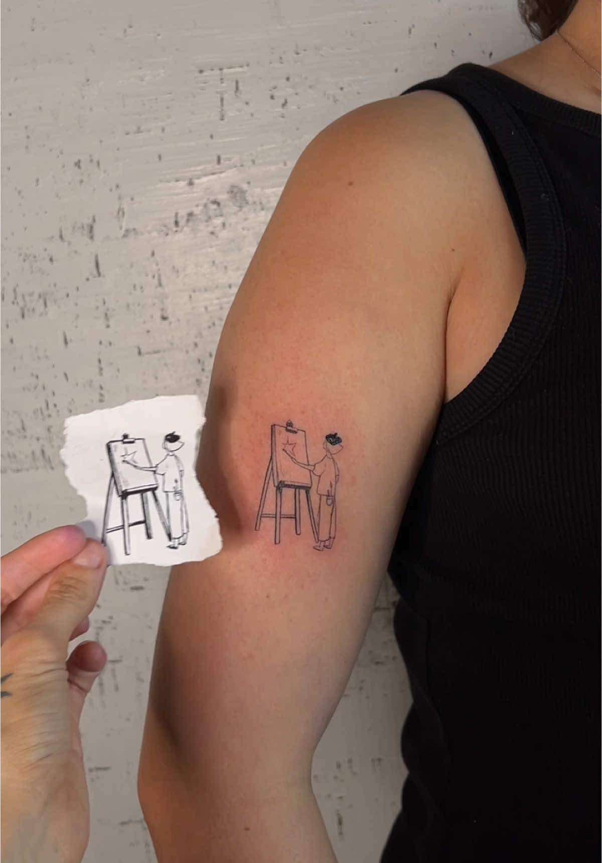 People pay me to put art on them forever 🖍️💌🤝🏽 ig : couleur gravier   #tattoo #tattooartist #tattooshop #art #fyp #viral #trend #artist #tattootrend #tattoos #tattooideas 