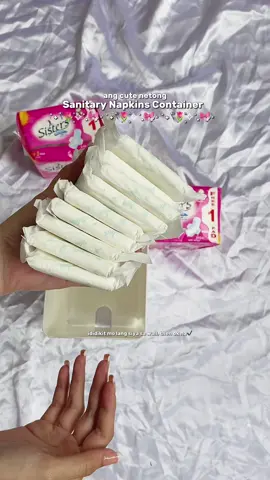 sign na para i organize yang mga sanitary napkins mo💖 #napkinorganizer #napkincontainer #sanitarynapkin #organizer #organized #fyp #foryou 