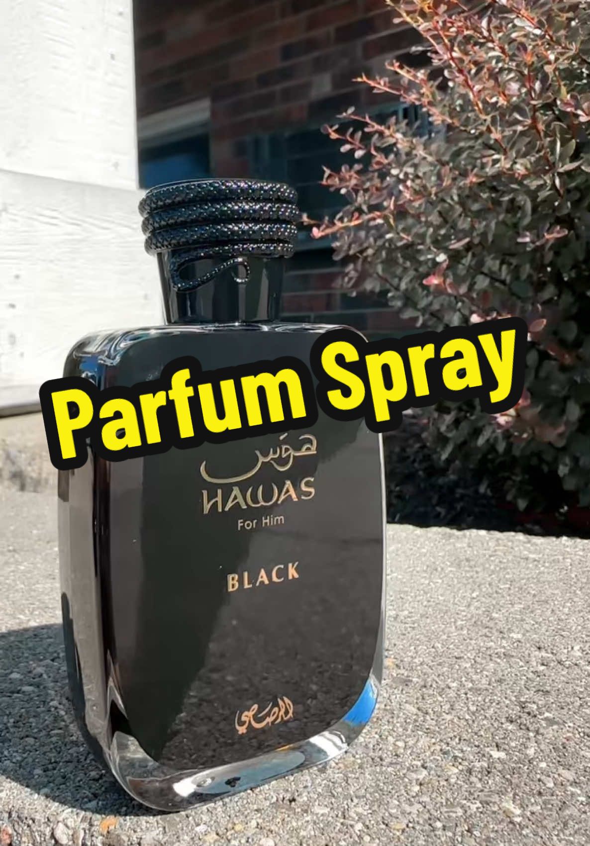 @perfumeboxusa Rasasi Hawas Black Eau De Parfum Spray By Rasasi BRAND NEW 2024 RELEASE #TikTokShop #perfum #hawasperfume #tiktokfind #fyp #trending #goviral 