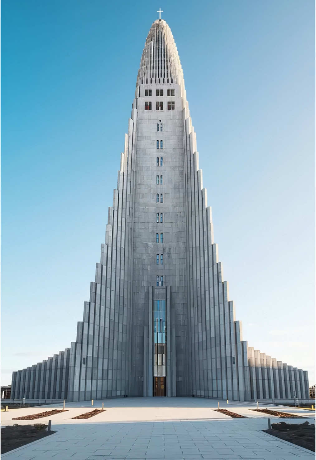 Hallgrímskirkja / Church in Iceland. 74.5 metres (244 ft) tall. Lutheran parish church in Reykjavik #iceland #church #architecture #explore #reykjavik 