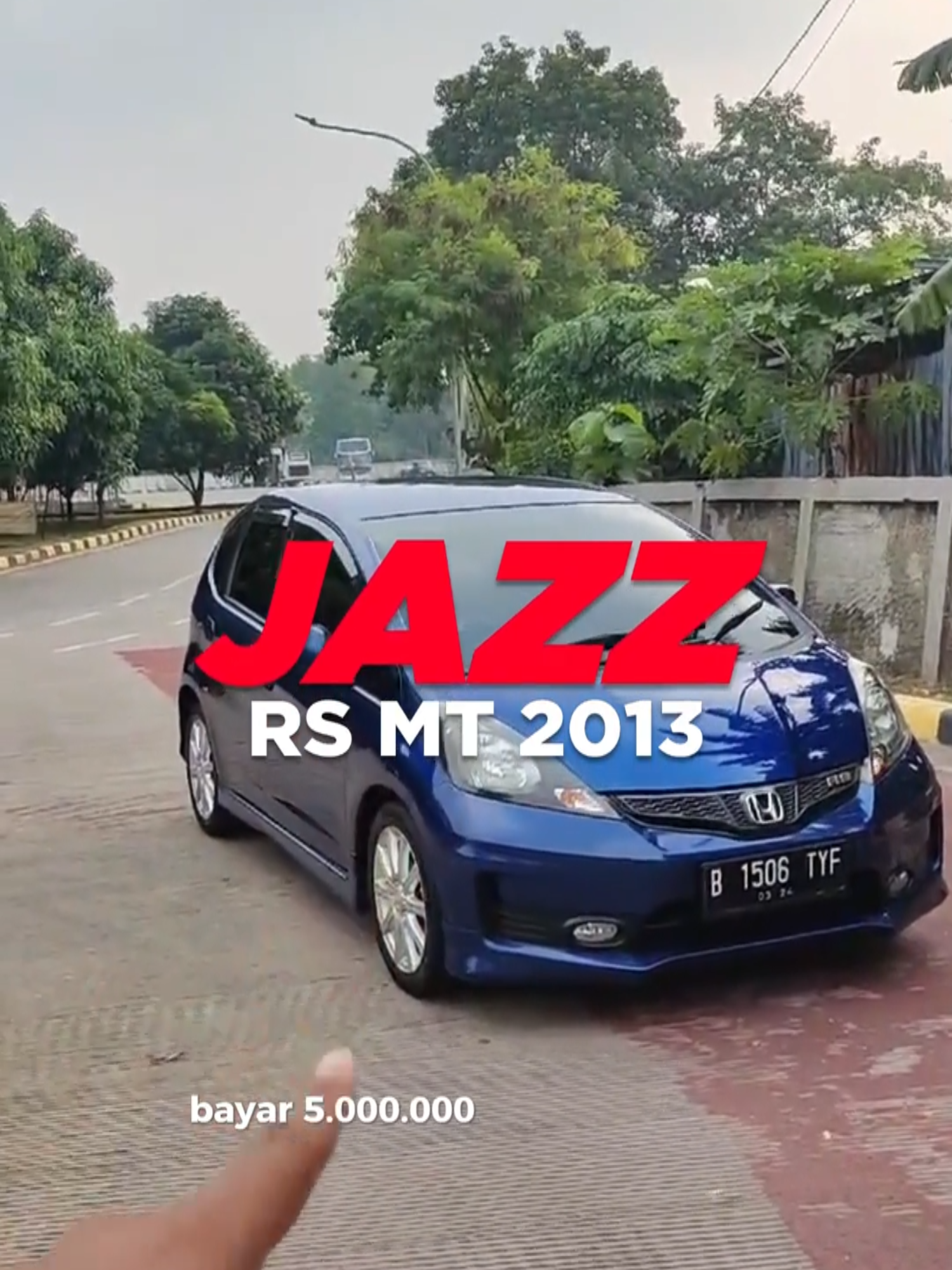 Jazz biru dengan DP 5 ribu 000 . . . .#mobilmurah #carusedsale #mobilbekas #jualmobilbekas #mobilbekasjakarta #mobilbekasjabodetabek #mobildpmurah #jazz #jazzrs #jazzrsindonesia #xyzbca #fypdong